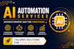 provide ai automation service, chatbot, custom website