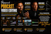 edit professional podcast videos
