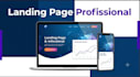 build a modern responsive landing page in HTML CSS javascript
