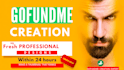 write and setup  full gofundme campaign