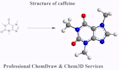 draw chemdraw structures and create chem3d models