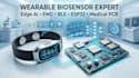 wearable biosensor expert, edge, ai, emg, ble, pcb, medical device