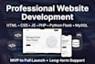 build professional website with hosting setup