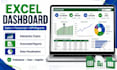 create excel dashboard, sales dashboard, and automated reports