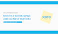 do xero cleanup and monthly bookkeeping