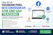 do facebook pixel setup, meta conversion API, GTM and ga4 tracking