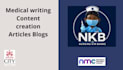 write evidence based mental and physical health content