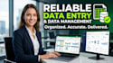 provide reliable data entry and data management services
