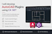 develop custom autocad plugins using csharp dotnet