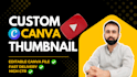 create a gaming youtube thumbnail in canva