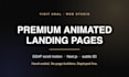 create a premium animated landing page with gsap scroll effects