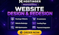 build hostinger website design hostinger redesign hostinger wordpress website