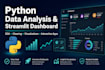 do python data analysis cleaning visualization streamlit dashboard