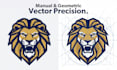 do professional vector tracing or convert sketch to a logo