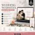 design a beautiful modern wedding website with rsvp