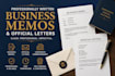 professionally write business memos and official letters
