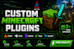 develop a custom minecraft plugin for spigot, paper, purpur, folia or velocity