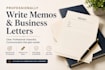 professionally write memos and business letters