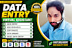 do urgent data entry, excel sheet, web research in 24 hours