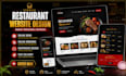 design a restaurant website with menu setup and online orders