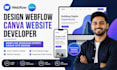 design webflow canva website developer webflow redesign expert canva site design