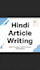 write high quality hindi content, blog
