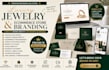 design luxury jewelry branding, ecommerce brand identity and packaging kit