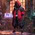 cyberpunk hacker character art