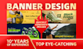 beautiful online banner ad designs in various sizes