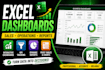 build excel dashboards for sales, operations and business reporting
