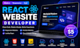 build responsive react websites and landing pages