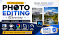 do professional photo editing and image retouching