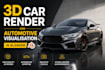 do 3d car render and automotive visualisation in blender