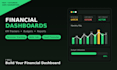 design financial dashboard and KPI tracker in excel