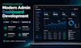 create a modern admin dashboard with react nextjs