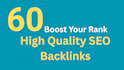 60 high quality seo backlinks