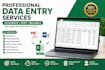 do excel data entry, PDF to excel, bank statement conversion