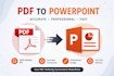 convert your pdf into professional PPT presentation