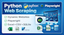 build a custom python web scraper using playwright