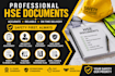 prepare professional risk assessment,jsa,method statement and hse documents
