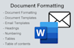format documents and create templates