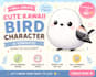 create cute kawaii japanese bird mascot characters