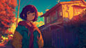 draw original character and anime background
