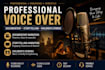 record a professional documentary storytelling and voice over