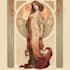 do illustrations in art nouveau style