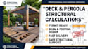 provide deck and pergola structural calculations