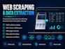build a web scraping bot and data extraction script