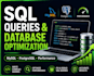 write sql queries and optimize your database performance