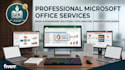 microsoft excel, word, powerpoint and ms office tasks professionally