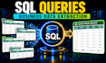 write sql queries to extract and structure your business data